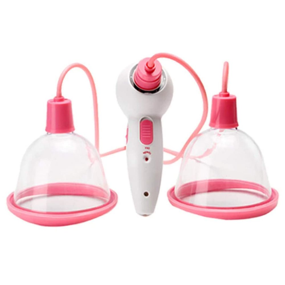 Electric Breast Massager, Bust Lift Enhancer Machine Enhancing Cup Powerful Breast Enlargement for Breast Health Care for Breast Massage for Women AB Cup