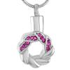 BIAIHQIE Cremation Jewelry Urn Necklace Stainless Steel Human Ashes Accommodating Jewelry Necklace Pendant Silver3 view 1