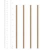 Comfy Package [Case of 4,800] Kraft Paper Straws, 100% Biodegradable & Ink-free, Straws for drinking and Crafts - Kraft view 2