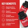 Force Factor Maca Max, Maca Root Capsules to Maximize Vitality & Performance, Made with Black Maca, Red Maca, & Yellow Maca Powder, Maca Root Powder, 2000mg, 120 Capsules view 2