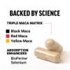 Force Factor Maca Max, Maca Root Capsules to Maximize Vitality & Performance, Made with Black Maca, Red Maca, & Yellow Maca Powder, Maca Root Powder, 2000mg, 120 Capsules view 3