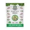 Earthy Krunchy Snacks Kale Chips - Sour Cream and Onion Flavor - Organic High Protein Snack - Crunchy with No Sugar or Preservatives - Dehydrated - Gluten-Free Snacks - Vegan view 1