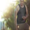RevelWear Scoop Neck Tank Top for Men with Insulin Pump Pocket - Insulin Pump Clothing for Diabetics Red view 4