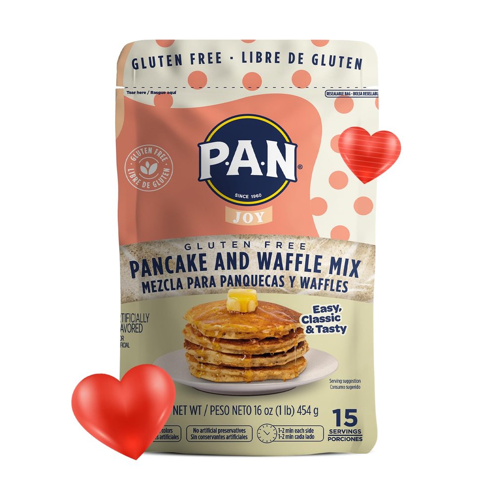 P.A.N Pancake and Waffle Mix  Gluten Free 1 lb. (Pack of 1)