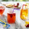 Comfy Package [Case of 10,000] Flexible Plastic Drinking Straws - Disposable Swizzle Sticks - 7.75"High - Assorted Colors view 3