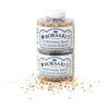 Borsari Seasoned Salt 2-Shaker Gift Set - Everything Bagel Seasoning Blend - Gourmet Seasonings For Steak, Fish, Poultry, & More - (3.2oz Shaker Bottles) view 1
