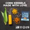 LOVE CORN Family Favorite - Sea Salt, BBQ, Salt & Vinegar, Cheddar 0.7oz x 20 - Delicious Crunchy Corn - Healthy Family Snacks - Gluten Free, NON-GMO - Alternative for Chips, Nuts, Crackers & Pretzels view 3