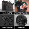 EUSOAR Black Wrapping Tissue Paper, 20x30 inches 50pcs Halloween Present Packing Tissue Paper Bulk, Pom Pom Crafts, for DIY Crafts Decorative Art Crafts Birthday Party Festival view 4