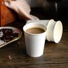 RACETOP [300 count] Paper Coffee Cups 8 oz, Disposable Coffee Cups, Hot Beverage, Ideal for Pub, Party, Office White view 3