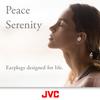 JVC Ultimate Sleeping Earplugs, 35dB Noise Reduction, Water Resistance, Carrying case, Additional Ear-Pieces - EPS433 (White) view 2
