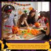 96 Pcs Halloween Pumpkin Candy Box with Stretchy Toys Set Pumpkin Treat Containers Mini Pumpkin Candy Gift Boxes with Sticky Toys Mini Gift Holder for Bag Fillers Supplies (Mixed Colors, Skeleton) view 4