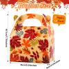 Capoda 24 Pcs Fall Treat Boxes Thanksgiving Fall Party Candy Boxes Pumpkin Maple Leaf Pattern for Treats for Thanksgiving Favor Autumn Harvest Halloween Birthday Party Decoration view 2