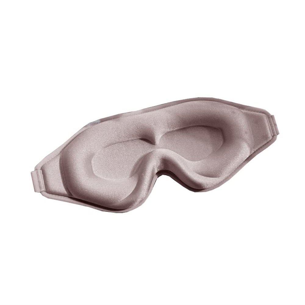 cn herb New 3D Eye Mask One-Piece Shading Rebound Memory Foam Sleep Eye Protection Shading Eye Mask (Pink)