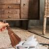 LIFKOME Hand Broom Cleaning Brushes Small Broom Sweeping Small Hand Broom Hand Sweeper Brush Dusting Brush Whisk Broom Office Cleaning Supplies Cleaning Brooms Soft Fur Keyboard Wooden view 4