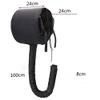 Safety Hair Dryer Cap Portable Soft Drying Salon Baking Oil Hat for Hand Held Hair Dryer Attachment Home (Black) view 3