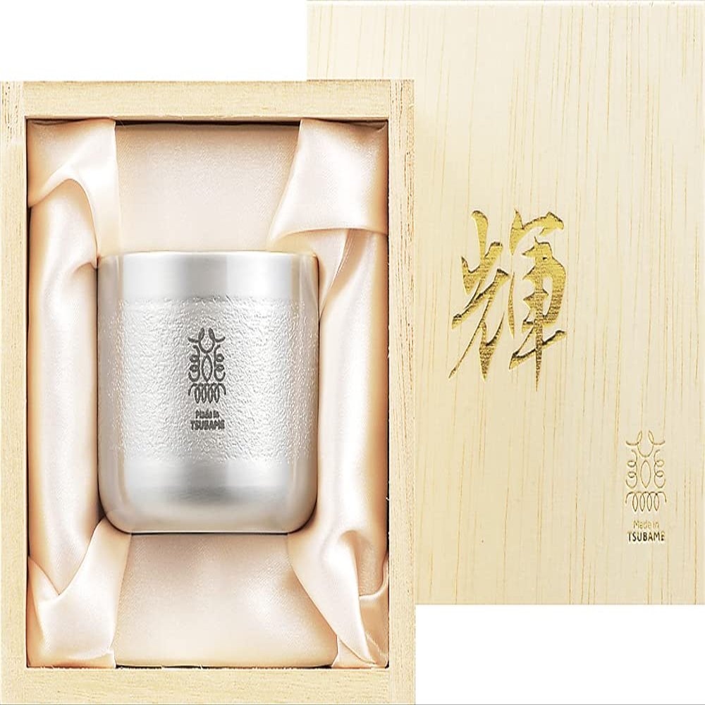 (Tamahashi) Terui KG-22 Pure Copper Gui Cup, 3.0 fl oz (90 ml), Silver Finish