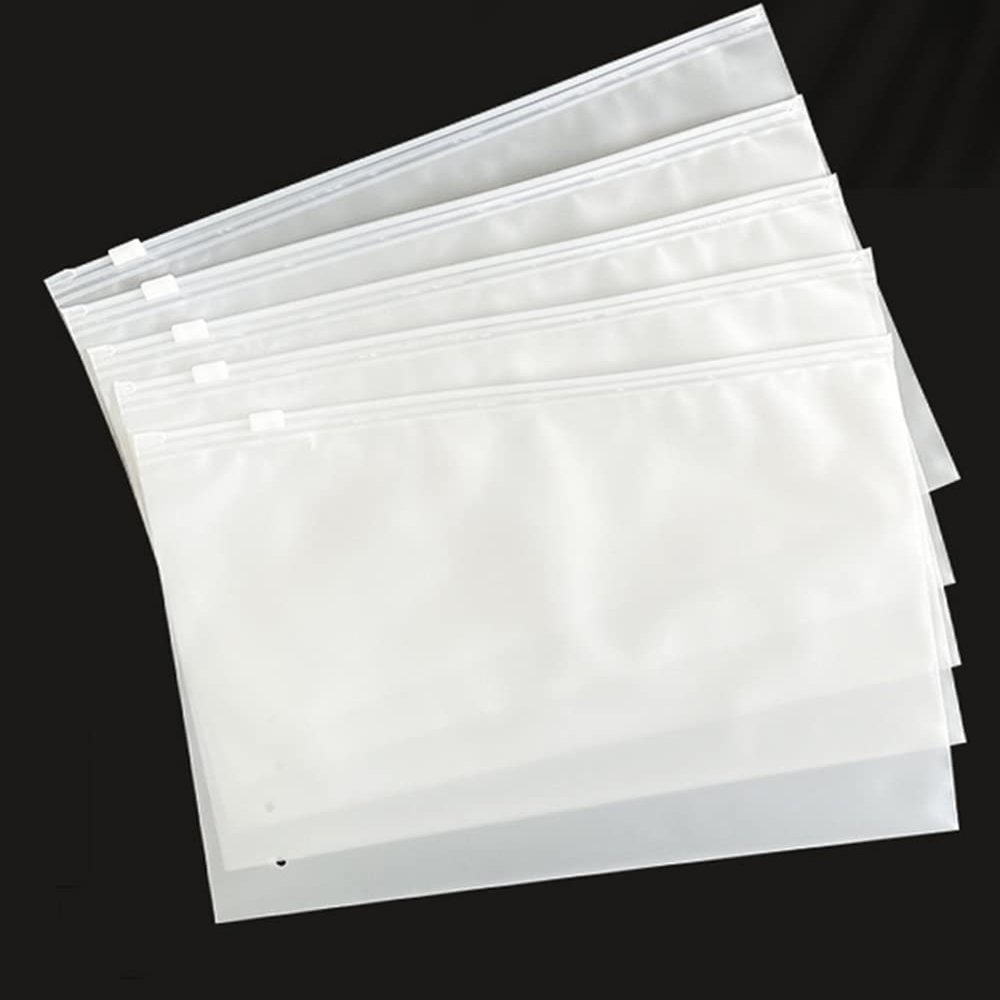 100pc Travel Storage Bags,Clothes Packaging Bags for Shipping,T-Shirt Bags,3mil Horizontal Packaging Bags with Vent Hole, Fast Resealable Poly Plastic Merchandise Zip Bags (5x5")
