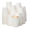 YEEHAW 8 oz 300 Pack Disposable Paper Coffee Cups, White Hot Cups for Hot Beverage Drinkings, Ideal for Cafes, Bistros, Businesses and Family view 1