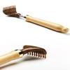 Lyanxinlei Portable Extendable Back Scratcher,Bamboo Back Scratcher for Men Women Self-Therapeutic Telescoping Head Easy to Reach Itch Point The Body Scratcher (Brown) view 4