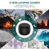 Babelio White Noise Sound Machine for Adults Kids Baby, Mini, 15 Non-looping Sounds, Timer, Memory Function, Easy to Pocket and Travel Black view 3