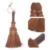 LIFKOME Straw Woven Broom Hand-Made Small Broom Household Cleaning Brush Reusable Duster Dust Cleaning Sweeper view 3