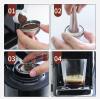 Stainless Steel Refillable Coffee Capsules Set Reusable Coffee Pods Compatible with Vertuoplus plus GCA1 ENV 135 coffee machine view 4