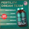 Fertility Supplements for Men Prenatal Vitamin - Maca Root, Ashwagandha, Zinc, Plus Naturals - Conception for Him Men Fertility Vitamins and Male Fertility Support Supplements - 120 Caps for 2 Months view 2