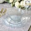 " OCCASIONS " 120 Plates Pack, Disposable Wedding Party Plastic Bowls (16 oz Soup/Dessert Bowl, Coastal Clear) view 3