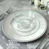 " OCCASIONS " 120 Plates Pack, Disposable Wedding Party Plastic Bowls (16 oz Soup/Dessert Bowl, Coastal Clear) view 4