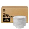 GUSTO [Case of 750 16 oz. Heavy-Duty 100% Compostable White Paper Soup Bowls - Eco-Friendly Disposable Sugarcane Bowls (Formerly Comfy Package) view 1