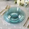 " OCCASIONS " 60 Plates Pack, Disposable Wedding Party Plastic Bowls (16 oz Soup/Dessert Bowl, Coastal Clear Blue) view 3