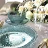 " OCCASIONS " 60 Plates Pack, Disposable Wedding Party Plastic Bowls (16 oz Soup/Dessert Bowl, Coastal Clear Blue) view 4