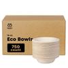 GUSTO [Case of 750 16 oz Heavy-Duty 100% Compostable Kraft Paper Soup Bowls  Eco-Friendly Disposable Sugarcane (Formerly Comfy Package) view 1