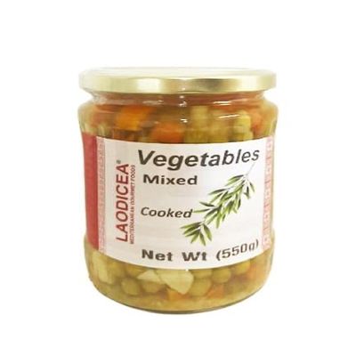 Laodicea Mixed Vegetables, (Cooked) ready to eat.