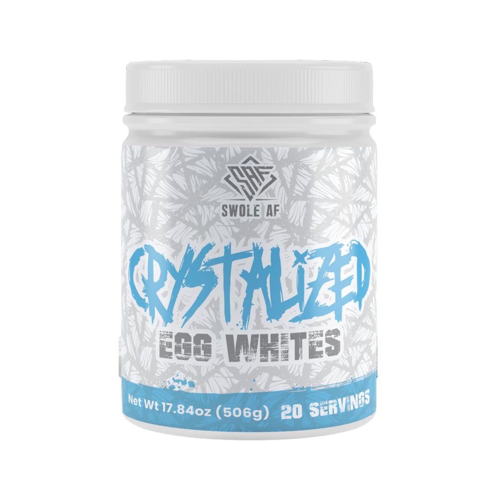 Swole AF | Crystalized Egg Whites | Protein Rich & Promotes Lean Muscle Growth | Improve Immune Function Workout Added Drink Mix