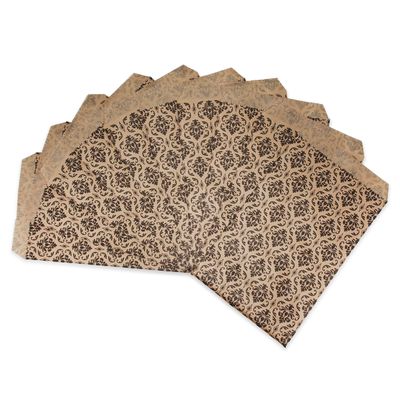 cBox 4" x 6" 100pc Damask Flat Paper Gift Bags for Merchandise, Crafts, Party Favors, Handmade Goods, Arts and Crafts, Outdoor Events, Holidays, Weddings