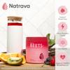 Natrava Beets+ Organic Beet Root Powder Blend Fortified with Vitamins & Prebiotics for Heart Healthy Energy & Nitric Oxide Production view 2