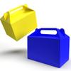 The Dreidel Company Gable Treat Boxes, (24-Pack) Party Favor Boxes for Kids Birthday, Candy Boxes Party Favors, Weddings Events, Baby Shower, 6.25" x 3.5" x 3.5" Inch Box (Multi-Color Treat Box) view 3