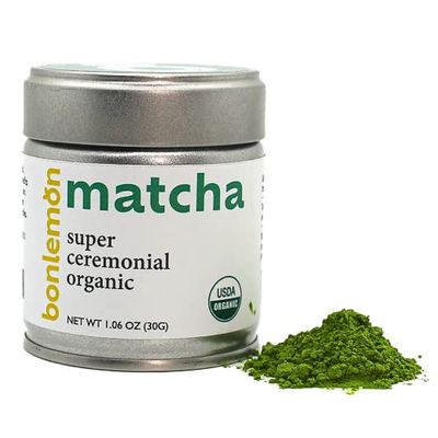 Bonlemon Market Organic Matcha Super Ceremonial Grade 1.06 oz Tin, 30g, 0.0353 Ounce