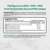 Naturalis Vegan Omega 3 DHA, EPA & DPA from Algae | Vegan Society Certified, Sustainably Sourced, True Full Spectrum | 60 Veggie Softgels (Carrageenan Free) view 2