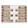 84 Pcs False Teeth Dental Complete Acrylic Resin Denture Teeth, 3 Sets Whole Teeth Synthetic Polymer Denture Tooth, 23 Shade A2 Upper + Lower Dental Materials for Replacement, DIY or Halloween view 1