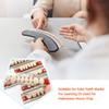 84 Pcs False Teeth Dental Complete Acrylic Resin Denture Teeth, 3 Sets Whole Teeth Synthetic Polymer Denture Tooth, 23 Shade A2 Upper + Lower Dental Materials for Replacement, DIY or Halloween view 4