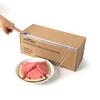 Plastic Food Wrap Thick Enough for daily use Stronger for Comercial Use Durable With Slide Cutter 12"wide 2000 Feet long Home and Commercial Use Food Service view 1