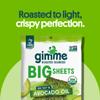 Gimme Seaweed Organic Premium Roasted Seaweed Big Sheets, Sea Salt & Avocado Oil, Keto, Vegan, Gluten-Free, Source of Omega3s & Iodine, Healthy On-The-Go Snack for Kids & Adults, 0.92oz (Pack of 10) view 4