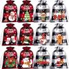 FLOE 36Pcs Burlap Christmas Drawstring Bags Buffalo Plaid Xmas Gift Bags Burlap Xmas Candy Small Christmas Linen Bag Goody Treat Sacks Reusable Gifts Wrapping Bag Holiday Party Favors view 1