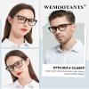 WEMOOTANTS 4 PACKS Blue Light Blocking Reading Glasses Women Computer Readers Filter UV 6.0 5.0 4.0 3.5 3.0 2.75 2.5 2.25 2.0 1.75 1.5 1.25 1.0 (4.00) view 2