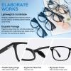 WEMOOTANTS 4 PACKS Blue Light Blocking Reading Glasses Women Computer Readers Filter UV 6.0 5.0 4.0 3.5 3.0 2.75 2.5 2.25 2.0 1.75 1.5 1.25 1.0 (4.00) view 4