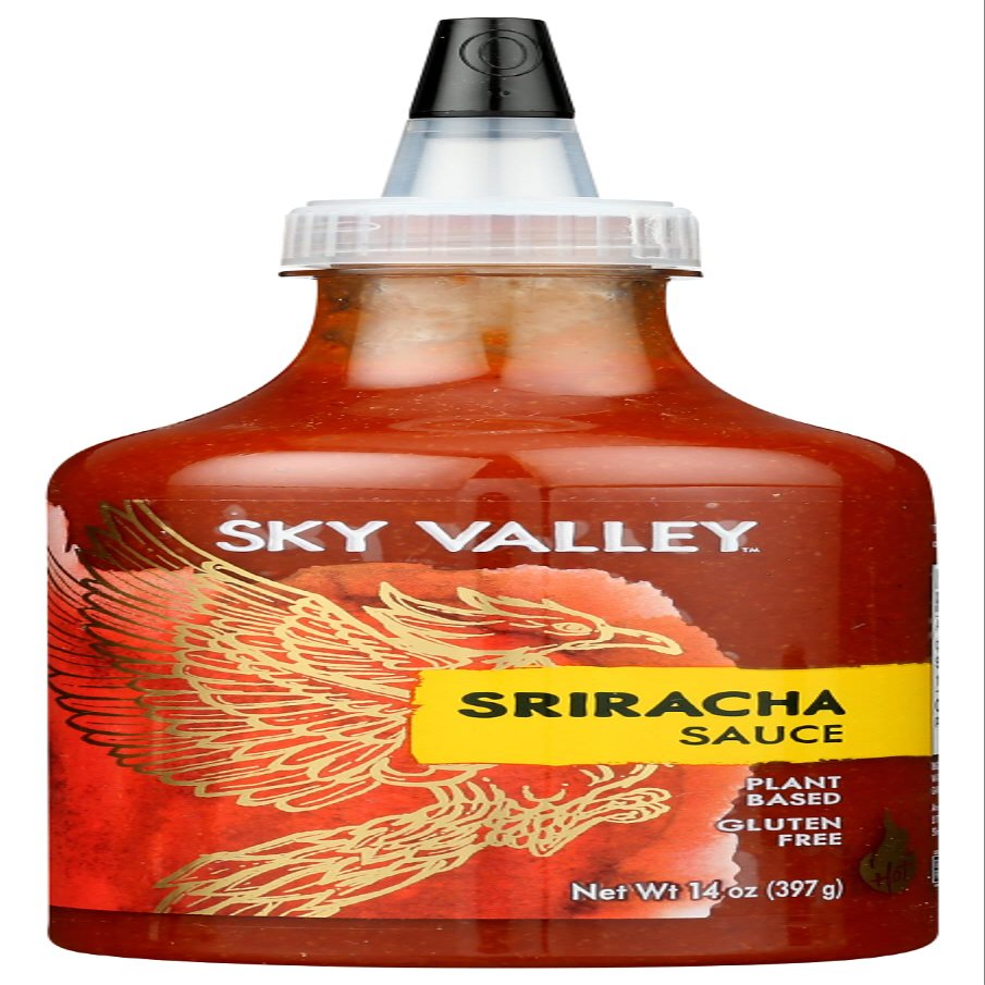 Sky Valley Sriracha Sauce, Gluten Free, 14 Ounces (Pack Of 6)