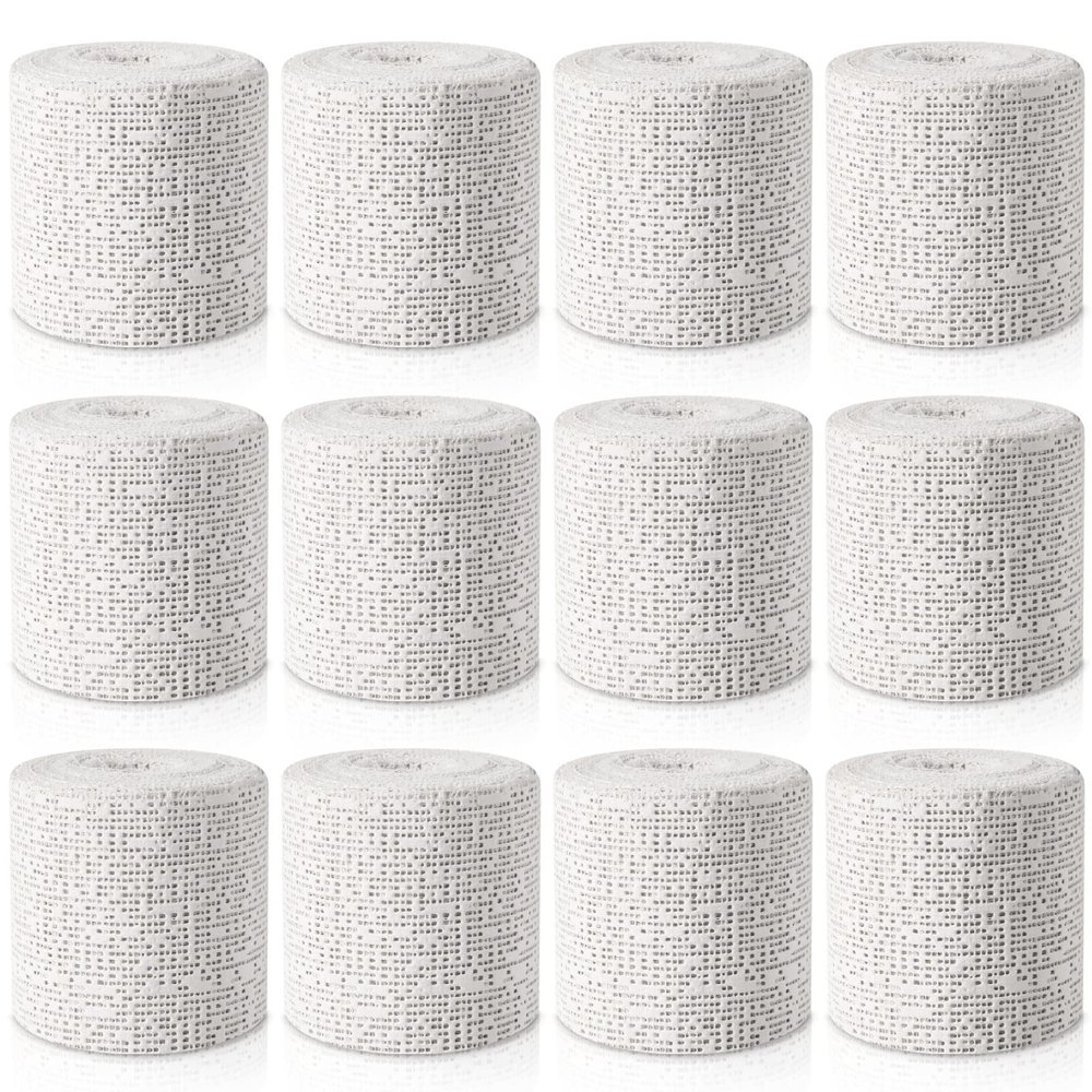 45ft - 211ft Plaster Cloth Rolls White Gauze Strips Wrap Bandages for Craft Belly Cast Mask Making Body Molds Scenery Art(2inch x 207 Feet, White)