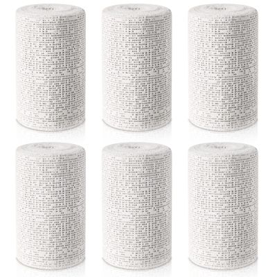 45ft - 211ft Plaster Cloth Rolls White Gauze Strips Wrap Bandages for Craft Belly Cast Mask Making Body Molds Scenery Art(4inch x 91 Feet, White)